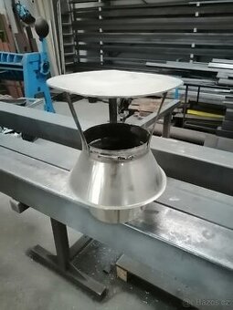 Komínová nerezová stříška