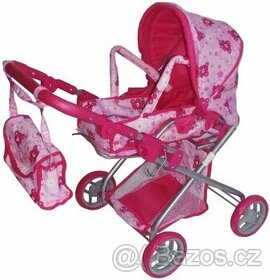 Hluboký kočárek pro panenky Baby Mix