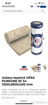 Izolační vata URSA 034 Knauf unifit 032