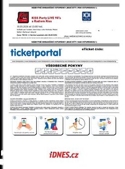 Kiss party LIVE 90´s Kiss rádiem 30.5.2026 - Mikulov