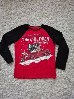 Dětské tričko s dlouhým rukávem,  134 cm