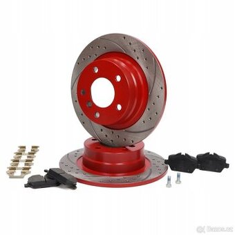 SADA BRZDOVÝCH KOTOUČŮ A DESTIČEK SPORT-EXTREME ZADNÍ L/P