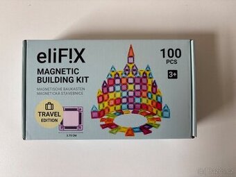 Magnetická stavebnice EliFix Travel - 100 ks