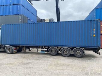 Prodám 12m lodní kontejner (40') – High Cube, IICL (modrá)