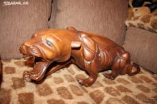 Masivní dřevěná puma - pošta v ceně