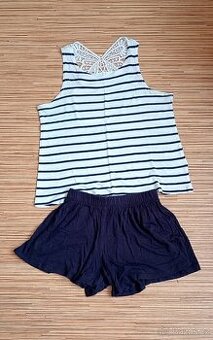 Tričko s kraťasy H&M 122-128