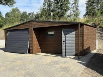 Garaz 7x5m  .Dodáni a montáž v ceně.