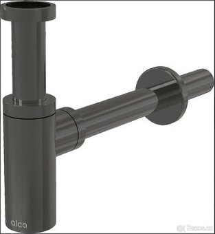 Umyvadlový sifon černý - NEPOUŽITÝ