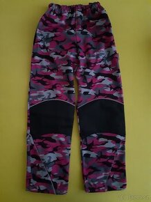 Softshellové kalhoty celoroční vel. 146 Veselá nohavice