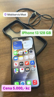 Iphone 13 128 GB černé barvy