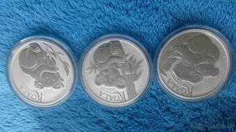 Stříbrná mince Koala 1 oz 2023-2025