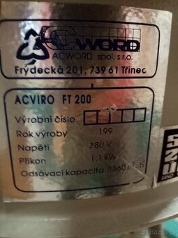 Spodní fréza s odsavanim