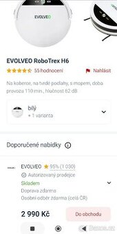 Nový roboticky vysavač 2v1