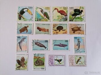 90 známek Tanzánie Zair Burundi Guinea Kongo Kuba Nikaragua