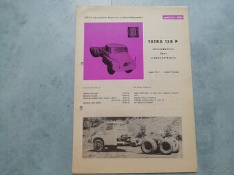 Tatra 138 P podvozek - prospekt 1961