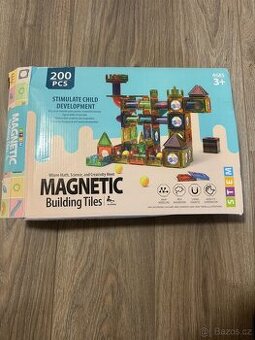 Stavebnice magnetická 200 ks nová - 1