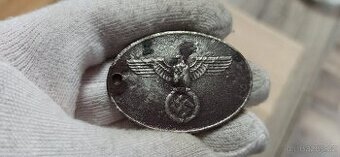 Odznak - placka příslušníka Gestapa. Kopaný nález.