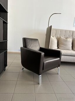 Křeslo BoConcept Fly kožené hnědé