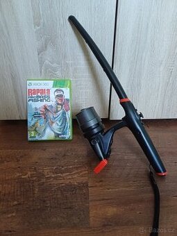 Xbox 360 Rapala Probass Fishing prut a hra - 1