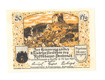 50 Pf.Frankenhausenu,1921 Germanisches Opferfest - 1