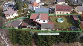 Prodej RD 8+2 se st. parcelou pro RD, v Chrastavě u Liberce