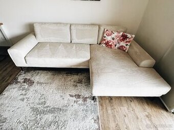 Luxusní rohová sedačka, nová jen nastěhovaná