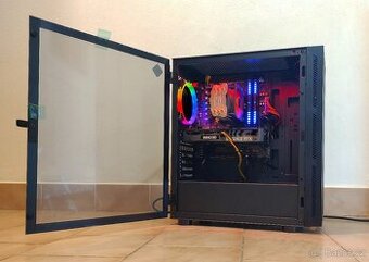 Herní počítač s RTX 3050 -8GB, Z370, i5-8400, RGB RAM