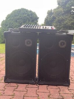Powermix SOLTON + dvě třípásmové reprobedny H+H.
