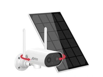 Venkovní otočná WiFi 2K kamera ANRAN se solárním panelem