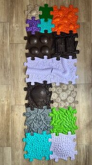 Ortopedické puzzle +  pohybové karty