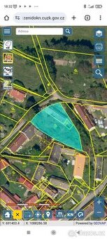 Prodej stavebního pozemku 961m2