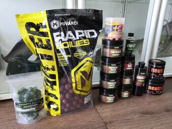 Boilies, pasty, esence, booster, pop up, pelety, wafters