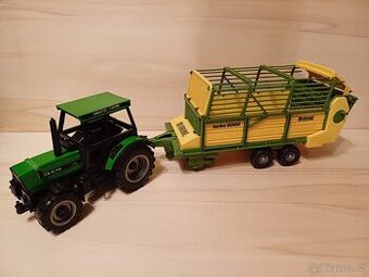 Traktor Deutz Fahr DX 4.70 a sběrák Krone, Bruder - 1