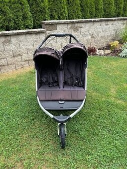 Thule dvojkocar urban glide double black 2021