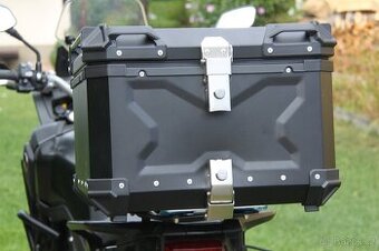 adventure moto kufr 55 litrů, s opěrkou, černý, nový