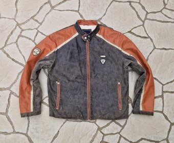 Pánská kožená bunda Tom Tailor velikost L