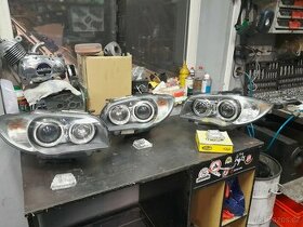 bmw e87 světla, levý, pravý xenon dynamic, pravý halogen