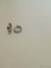 Náušnice chirurgická ocel - Drážka