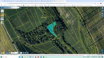 Pozemek v obci Břestek na chatu, jezírko, rybník...