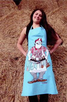 Pánská bavlněná kuchyňská zástěra - To jsem já kdo tu vaří