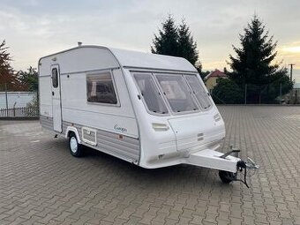 Europa 450, 2-3osoby, plynový bojler, stan, sprchový kout