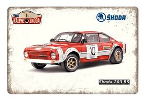 plechová cedule - automobil Škoda 200 RS