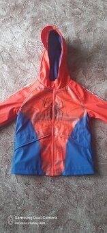 Nepromokavá dětská bunda Spiderman vel.98cm