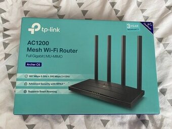 WiFi router TP-Link Archer 6, AC1200, top stav