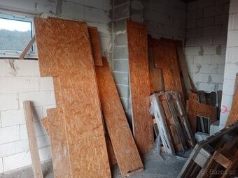 OSB desky na šalování