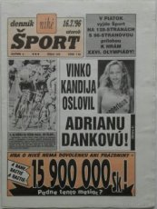 Staré noviny Denník Šport