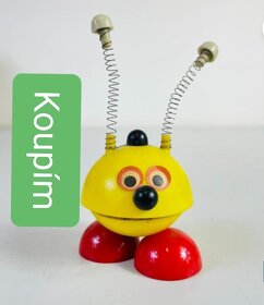 Marťan retro hračka marťánek kývací ufo