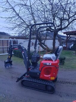Malý kompaktní minibagr Xiniu XN 10-8, Diesel 10hp