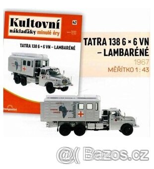 Model vozu TATRA 138 Lambaréné 1:43
