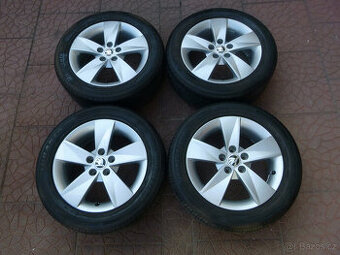 Alu sada letní originál Škoda 5x100 6Jx15 ET43 5J0601025AB
